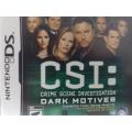 Nintendo DS - CSI Crime Scene Investigation Dark Motives