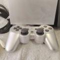Playstation 2 - Platinum Silver Slim c/w 1 x Official Sony Controller, AV Cable & Power adapter