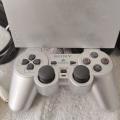 Playstation 2 - Platinum Silver Slim c/w 1 x Official Sony Controller, AV Cable & Power adapter