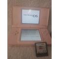 Nintendo DS Lite Pink, c/w Stylus, Charger + High School Musical 3 Cartridge.