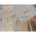 Vintage Scrabble  - Made in RSA - Leon Toys (PTY) LTD Wooden Tiles and Holders - see description