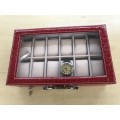 12 Blocks watch box /watch storage PU Leater