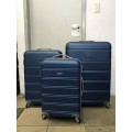 Set of 3 Suitcases Travel Trolley Luggage,ABS with Universal Wheels