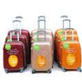 *special offer* Set of 3 Suitcases Travel Trolley Luggage,ABS with Universal Wheels Gold