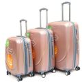 *special offer* Set of 3 Suitcases Travel Trolley Luggage,ABS with Universal Wheels Gold