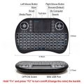 Wireless Led Backlit Mini Rechargeable Keyboard with Mouse Touchpad Portable Combo Multimedia Key