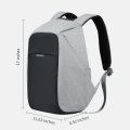 Anti-theft Travel Backpack Business Laptop School Book Bag with USB Charging Port, Water Proof