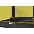 10 SLOT CARBON FIBRE DESIGN Watch Box, Watch Case, Storage Box with Large Compartments
