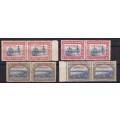 SWA 1931 - S.A STAMPS OVPT WITH ' OFFICIAL ' 'OFFISIEEL'. IN RED UMM . READ BELOW