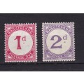 BASUTOLAND - 1933 - POSTAGE DUE STAMPS - AS PER SCAN