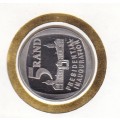 1994 - INAUGURATION OF PRESIDENT MANDELA - FDC AND PROOF COIN - NO STEPS - AS PER SCAN