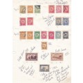 TURKEY - LOTS OF STAMPS ON PAPER - FINE USED AND MM - AS PER SCAN