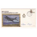 FDC - 40TH ANNIVERSARY OF THE MOSQUITO IN SAAF SERVICE - MULT SIGNED -