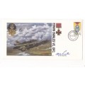 FDC - EDWIN SWALES VC , DFC . - SIGNED - WITH VARITIES - NO 2595 OF 800