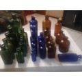 Old antique poison bottles. X 30.-