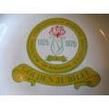 GOLDEN JUBILEE 1925-1975 N.F.W.I.R (NATIONAL FED OF WOMENS INST. OF RHODESIA) ASHTRAY