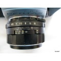 Vintage Asahi Pentax SP500 camera with super - Takumar 1:1:4/50lens