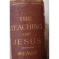 The teaching of Jesus - Hans Hinrich Wendt - Transl: John Wilson (1899  VOL 2 ) Hardcover
