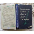 Letters From A Boer Parsonage - Letters From Margaret Marquard During The Boer War - Hardcover  1967