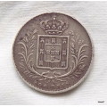 PORTUGAL 500 REIS 1889 - Ruler: LUDOVICUS 1