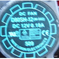 DC COMPTUER  FANS - YATE LOON ELECTRONICS - DC 12V 0.18A - SIZE 8X8cm 2.5cm Deep