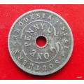 1938 SOUTHERN RHODESIA ONE PENNY