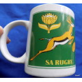 SA Rugby : Mug OFFICIAL LICENSED PRODUCT OF SA RUGBY FOOTBALL ASSOCIATION