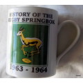 History of the Rugby Springbok 1963-1964 Limited Edit  Mug