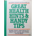 Reader`s Digest South African Great Health Hints & Handy Tips - Hardcover 1996