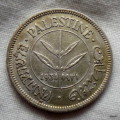 Palestine British Mandate Silver Coin 50 Mils 1931