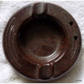 BAKELITE ASHTRAY  (NOTE TWO HOLES)