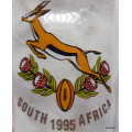 South Africa 1995 Rugby World Cup Emblem Beer Glass