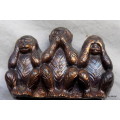 Vintage - 3 Monkeys - Metal (Hear no Evil, Say no Evil, See no Evil)