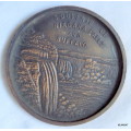 LARGE VINTAGE ABRAHAM LINCOLN Souvenir NIAGARA FALLS BUFFALO MEDAL - 7.4mm Diameter