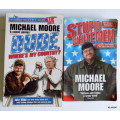 Dude  Where`s My Country & Stupid White Men -- Michael Moore - 2 paperbacks