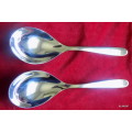 18/10 Stainless Steel - 2 x Serving spoons - 23cm Long