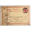 Deutschland - Postkarte-Weltpostverein - Postally used - Hamburg 25-11-1891 to Glasgow