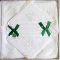 6 Irish Linen White Ladies Handkerchiefs (In original box)