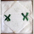 6 Irish Linen White Ladies Handkerchiefs (In original box)