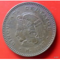 Mexico 1957 Cincuenta Centavos Aztec Ruler Cuautemoc 50 Centavos