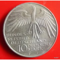 1972 F - 10 DEUTSCHE MARK - Non-circulating coin : 1972 Olympic Games in Munich Silver (.625)