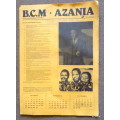 Black Consciousness Movement B.C.M. AZANIA Political Programme