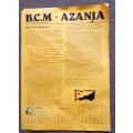 Black Consciousness Movement B.C.M. AZANIA Political Programme