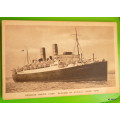 Vintage Post Card - Canadian Pacific Liner `Duchess of Atholl`  20,000 TONS