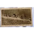 Vintage Post Card - Union-Castle Royal Mail Motor Vessel -`Stirling Castle`