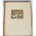Print - 6/15 VI `63 - Signed  (Framed