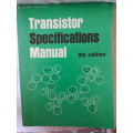 Transistor Specifications Manual: 9th Edition - The Howard W Sams Engineering Staff - Paperback