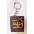 1995 New York Story Keychain by Takara Pop Up Collectible - Book