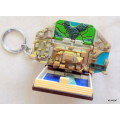 1995 New York Story Keychain by Takara Pop Up Collectible - Book