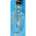 Vintage Glass Bottle with Sprinkle top - 13cm High